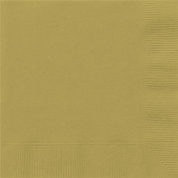 Luncheon Napkin Gold 20PK