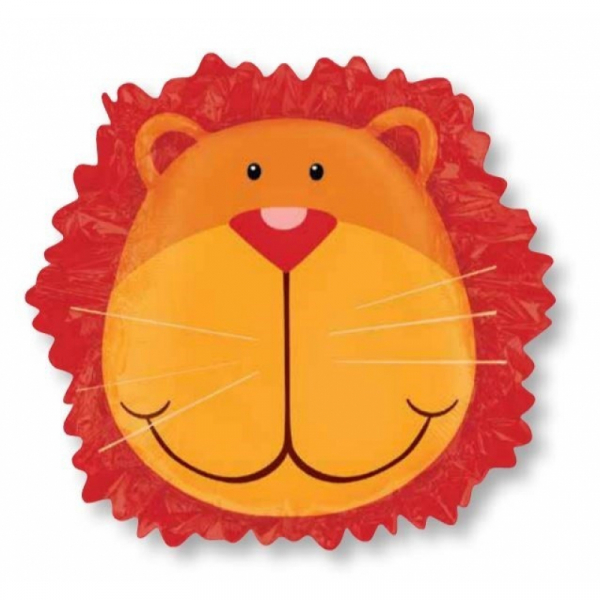 SuperShape Wild Kingdom Lion Head Foil Balloon