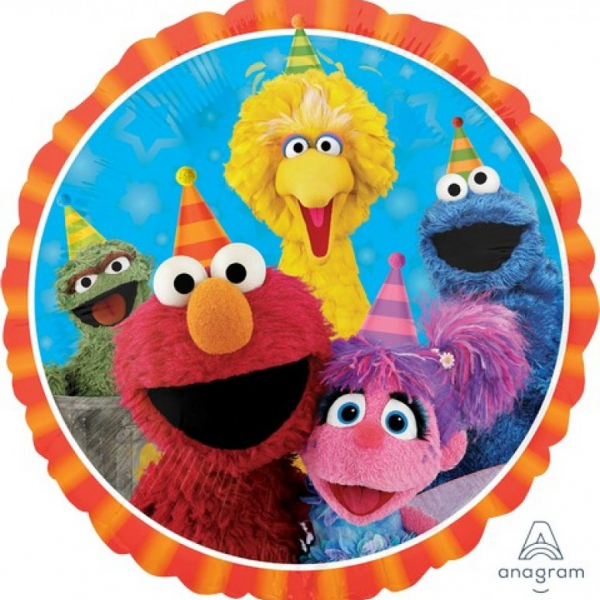 Sesame Street Fun 45cm Standard Foil Balloon