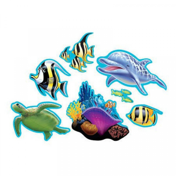 Ocean Party Cutout Assortment 7PK