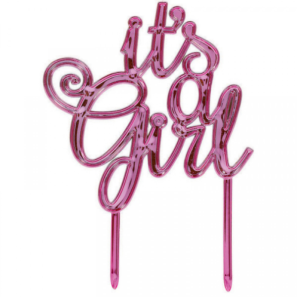 Cake Topper Girl Plastic