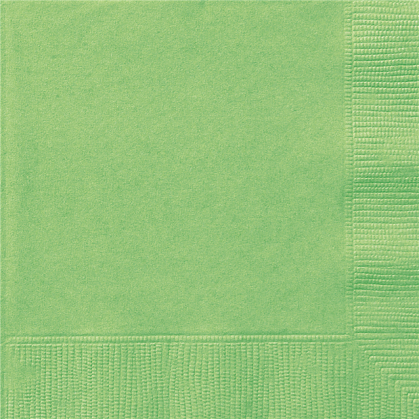 Beverage Napkins Lime 20PK