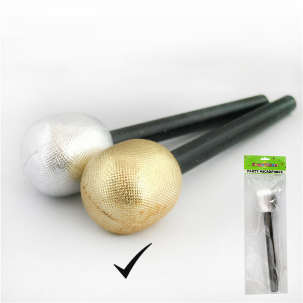 Party Microphone Gold