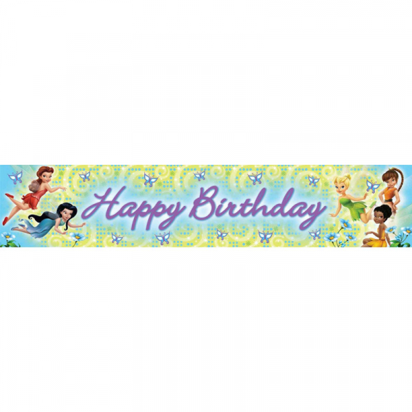 Disney Fairies Plastic Banner