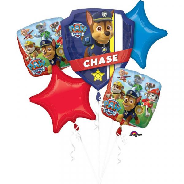 Paw Patrol Bouquet Foil Balloon 5PK