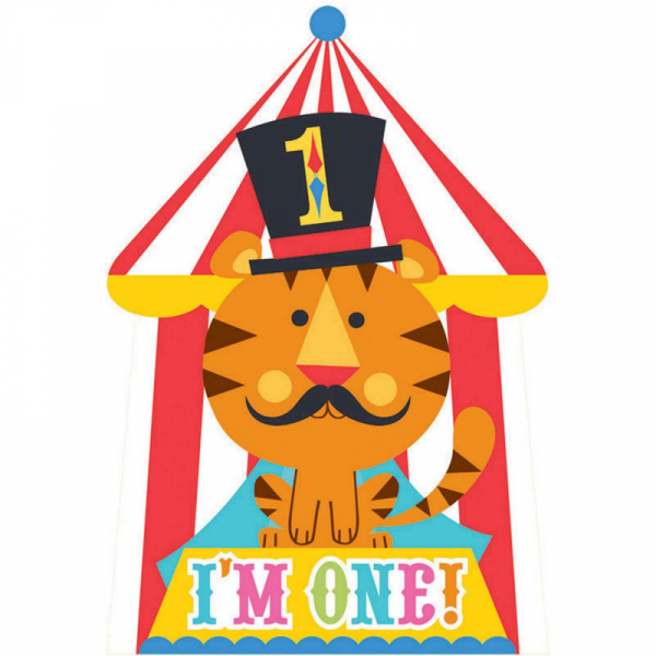Fisher Price 1st Birthday Circus Invitations 8PK