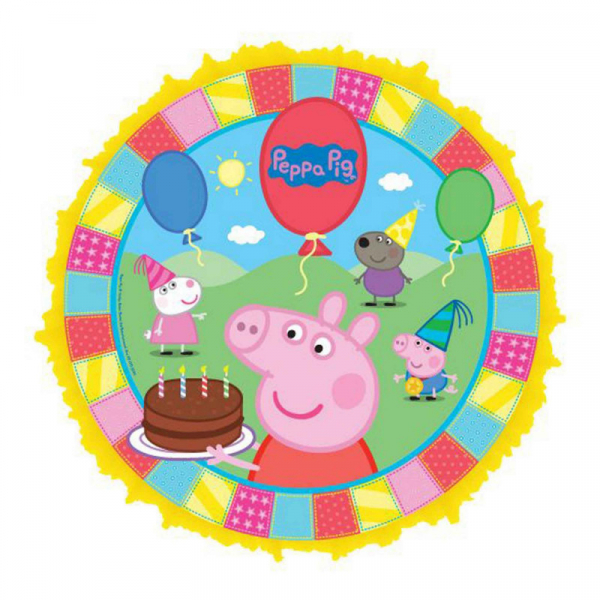 Peppa Pig Pull String Pinata