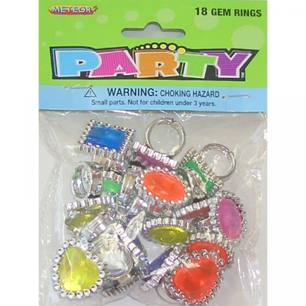 Gem Rings 18PK