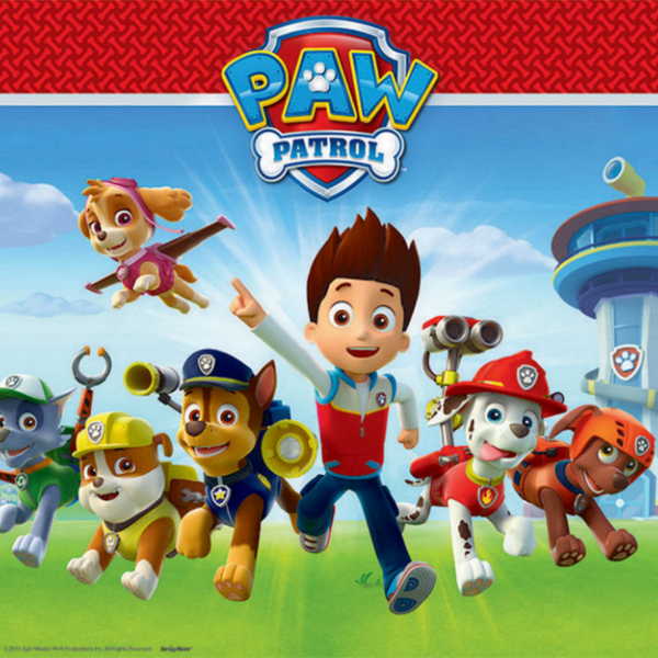 Paw Patrol Plastic Tablecover