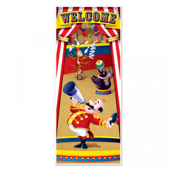 Circus Tent Welcome Door Cover