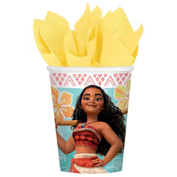 Moana 266ml Cups 8PK