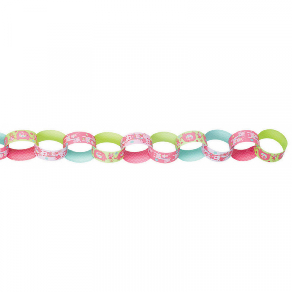 One Wild Girl Paper Link Garland