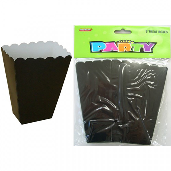 Treat Boxes Black 8PK