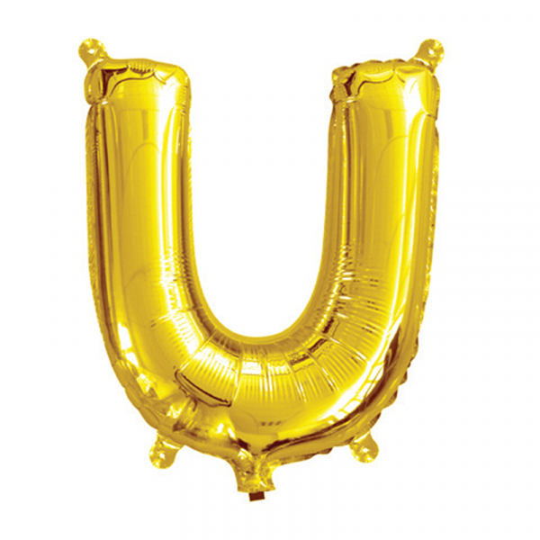 35cm 14 Inch Gold Foil Balloon U