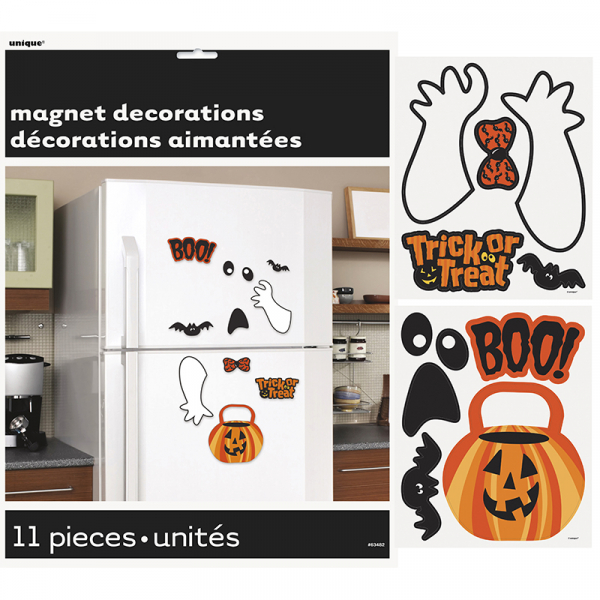 Assorted Halloween Magnet Fridge 11PK