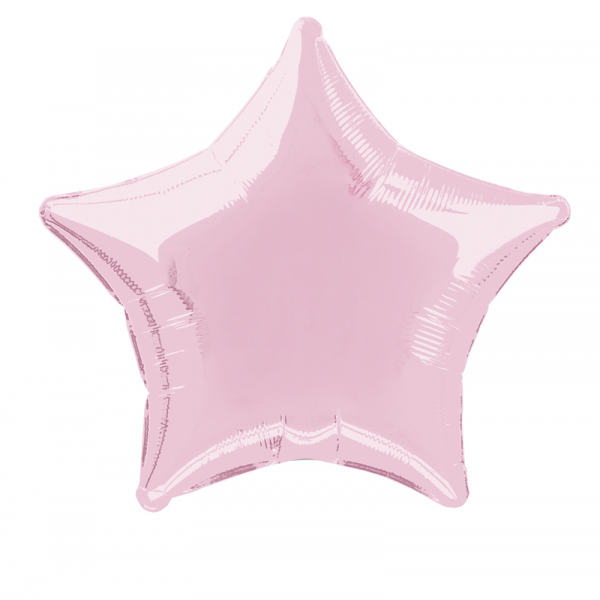 50cm Star Foil Balloon Pink