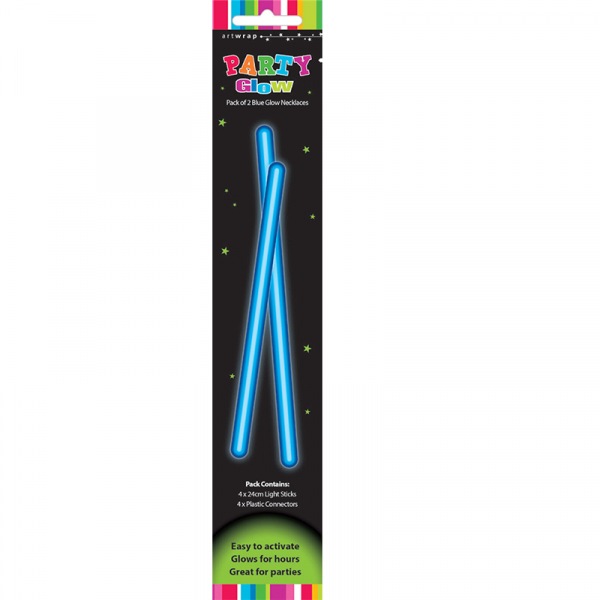 Glow Necklaces Blue 2PK