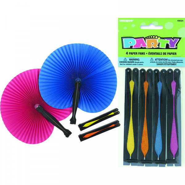 Paper Fan 4PK