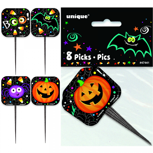 Pumpkin Head Picks 8PK