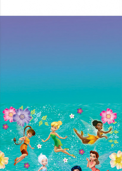Tinker Bell Best Friend Fairies Plastic Tablecover