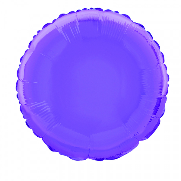 Round 45cm Foil Balloon Purple