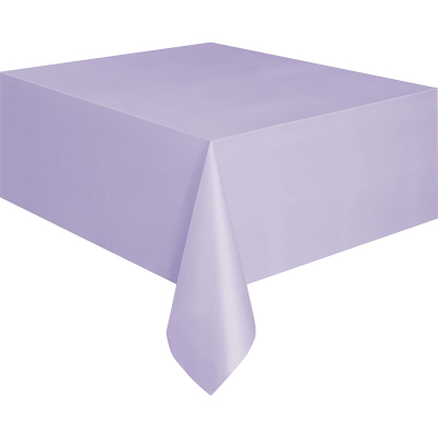 Rectangle Plastic Tablecover Levender