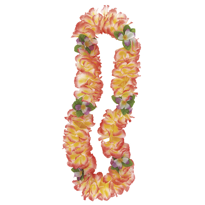 Luau Fancy Lei Pink Yellow