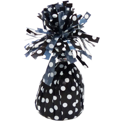 Polka Dots Balloon Weight Midnight Black