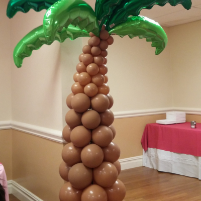 Balloon Column Plam Tree