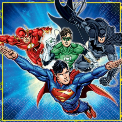 Justice League Lunch Napkins 16PK