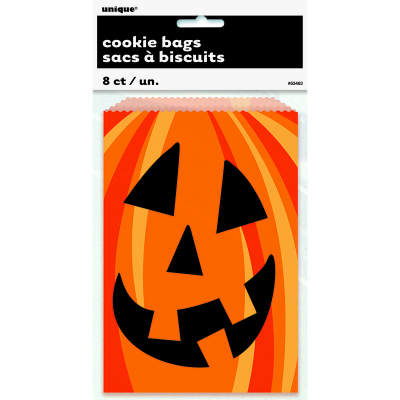 Pumpkin Cookie Bags 8PK