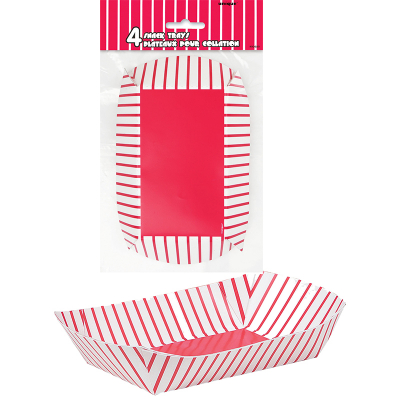 Paper Snack Trays 4PK