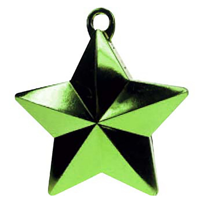 Balloon Weight Star Lime Green