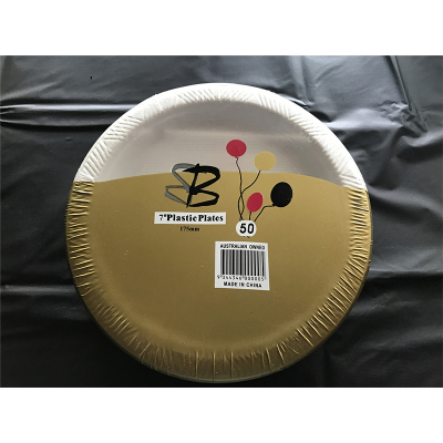 17.5cm Plates White 50PK