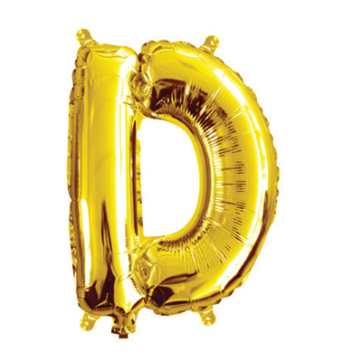 35cm 14 Inch Gold Foil Balloon D