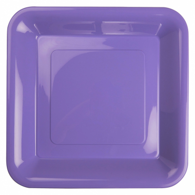 Five Star Square Banquet Plate 26cm Lilac 20PK