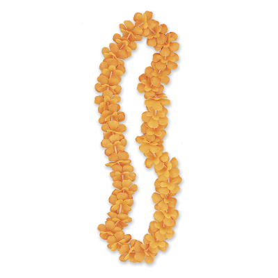 Luau Flower Lei Orange