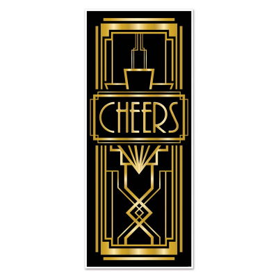 Great 20's Cheers Door Cover