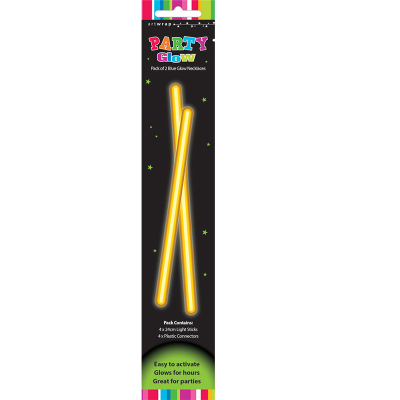 Glow Necklaces Yellow 2PK