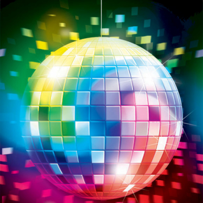 Disco Fever Plastic Tablecover