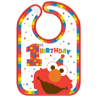 Elmo Turns One Bib