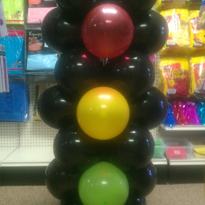 Balloon Column Traffic Light