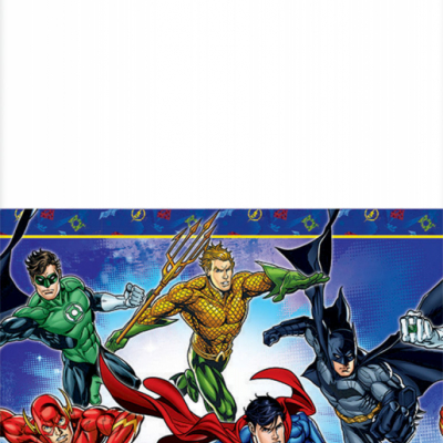 Justice League Plastic Tablecover