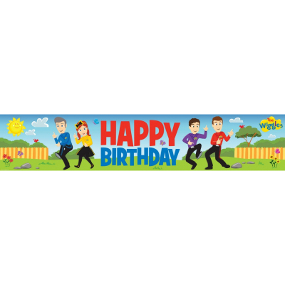 The Wiggles Plastic Banner