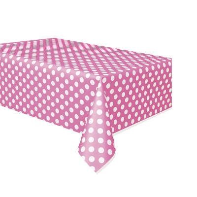 Polka Dots Tablecover Hot Pink