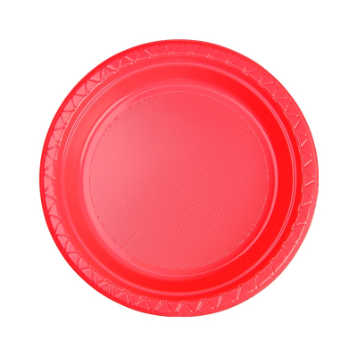 Five Star Round Snack Plate 17cm Coral 20PK