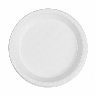 Five Star Round Snack Plate 17cm White 20PK