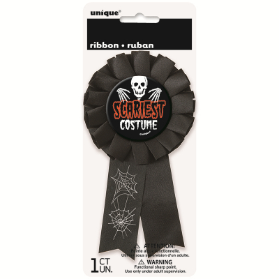 Scariest Costume Award Ribbon