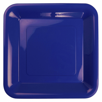 Five Star Square Banquet Plate 26cm True Blue 20PK