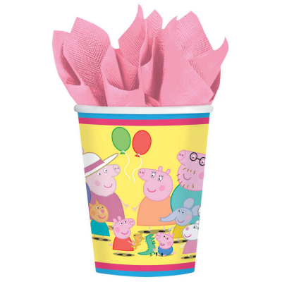 Peppa Pig 266ml Cups 8PK